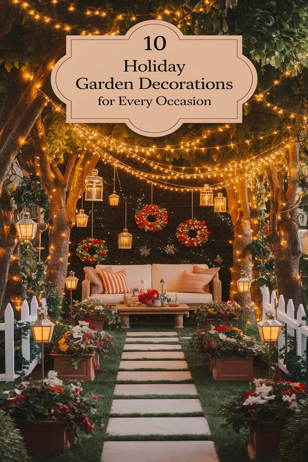 Image for: 10 Holiday Garden Decorations for Every Occasion