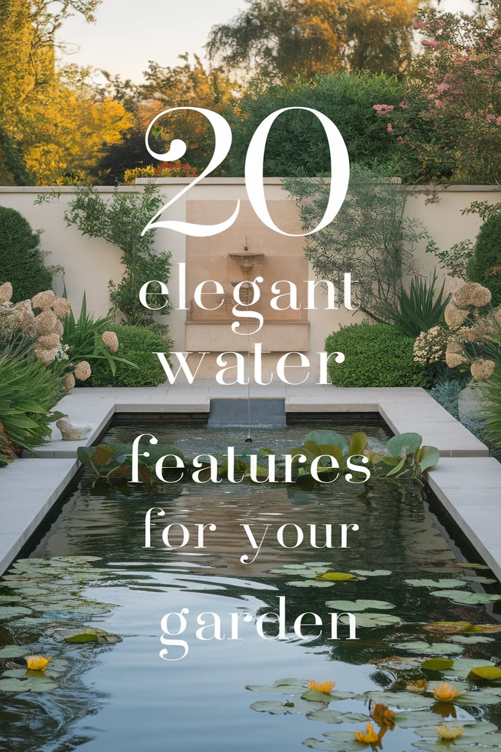 Image for: 20 Elegant Water Features for Your Garden
