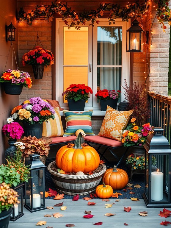15 Clever Garden Decor Ideas for Small Outdoor Spaces 16 add seasonal decorative accents