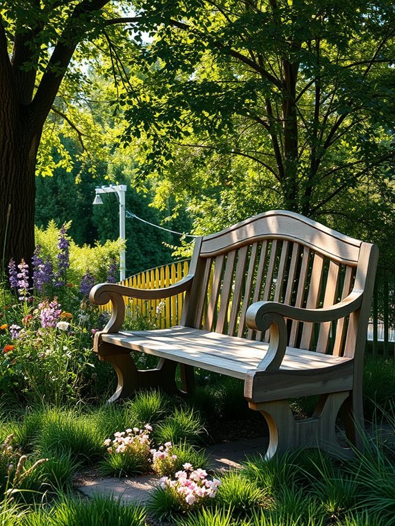 20 Beautiful Rustic Garden Accents to Enhance Your Yard 2 aged rustic outdoor seating