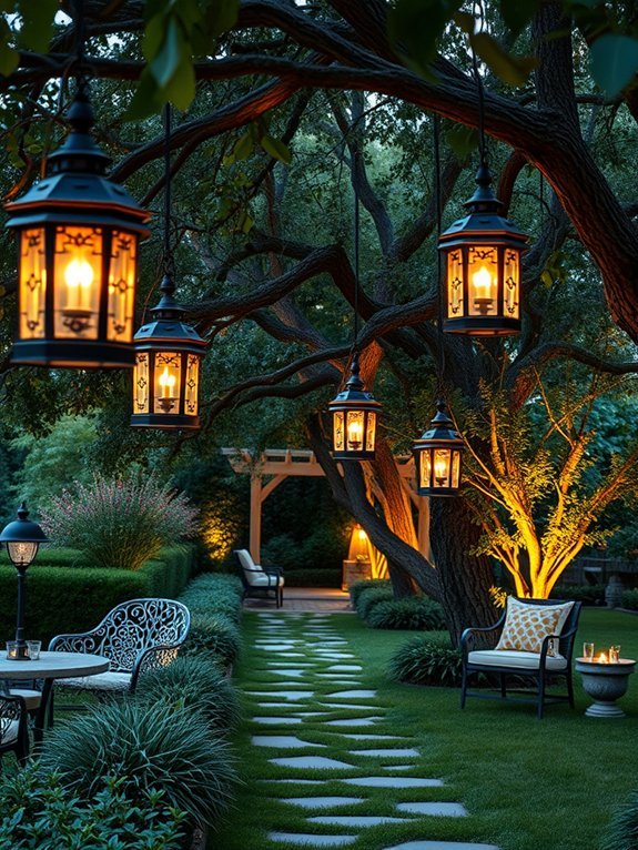 20 Garden Lighting Ideas to Illuminate Your Outdoor Space 4 ambient lighting decorative lanterns