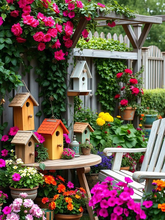 18 Simple Rustic Garden Ideas That Create a Cozy Outdoor Vibe 9 artisan made avian shelters
