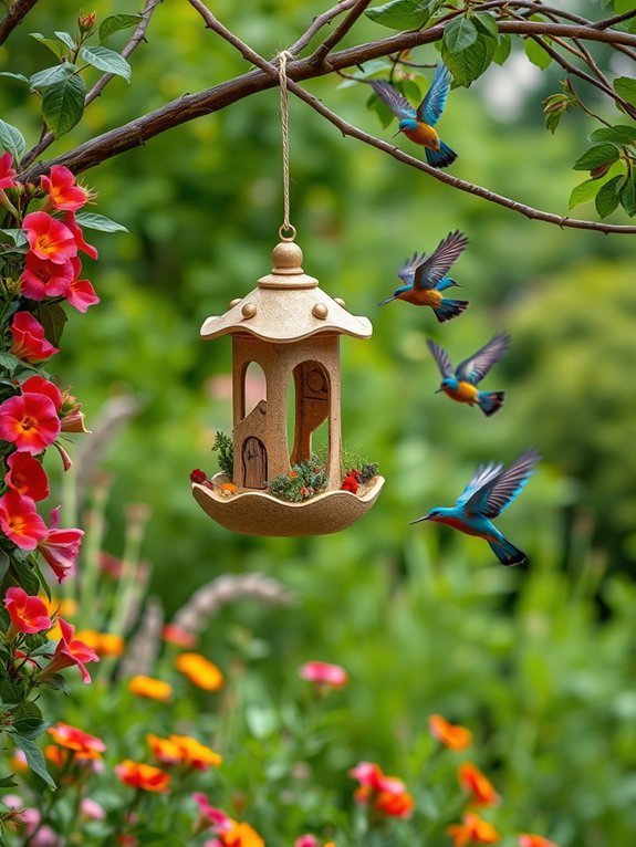 30 Beautiful Garden Decor Ideas for Beginners 11 attracting birds outdoors beautifully