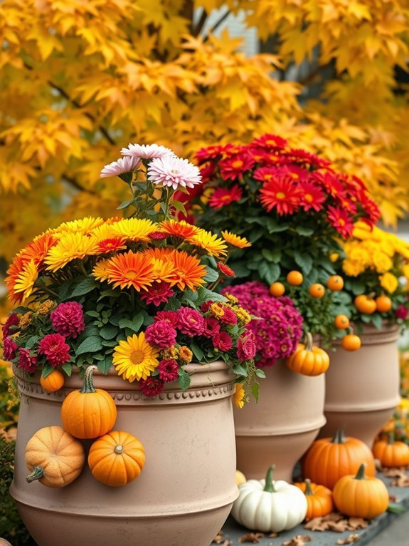 20 Fall Garden Decor Ideas to Celebrate Autumn 10 autumn inspired decorative planters
