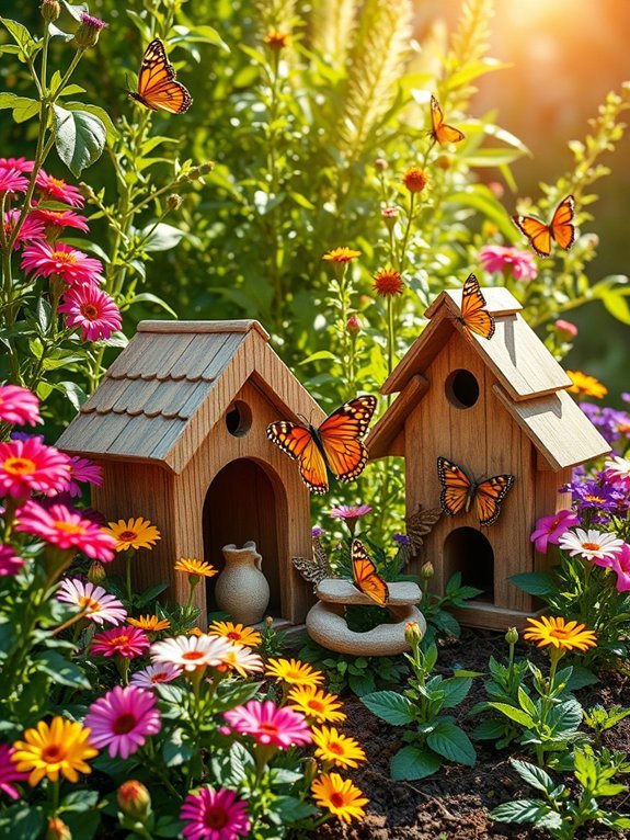 12 Butterfly Garden Decor Ideas for Nature Lovers 4 beautiful homes for butterflies