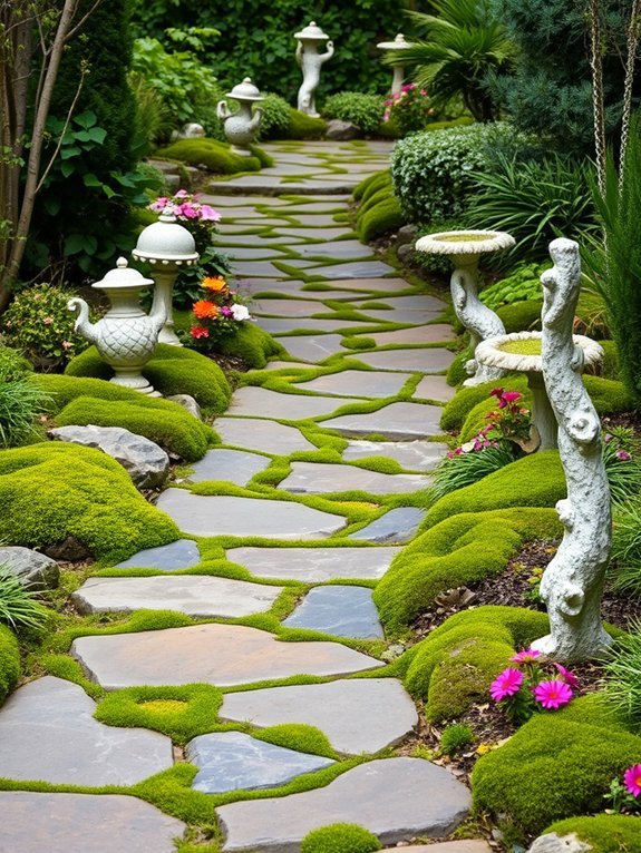13 Ways to Incorporate Natural Materials Into Your Garden Decor 3 build stone walkways outdoors