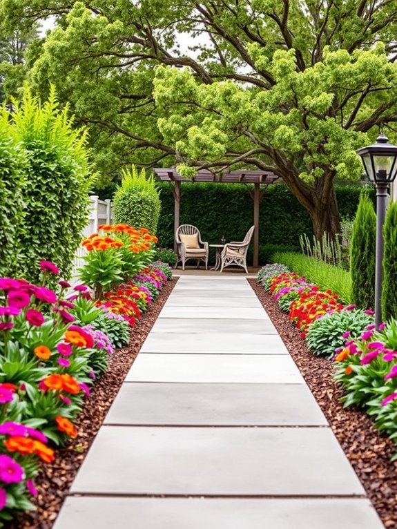 17 Stunning Garden Walkways to Inspire Your Yard Design 6 cement path for walking