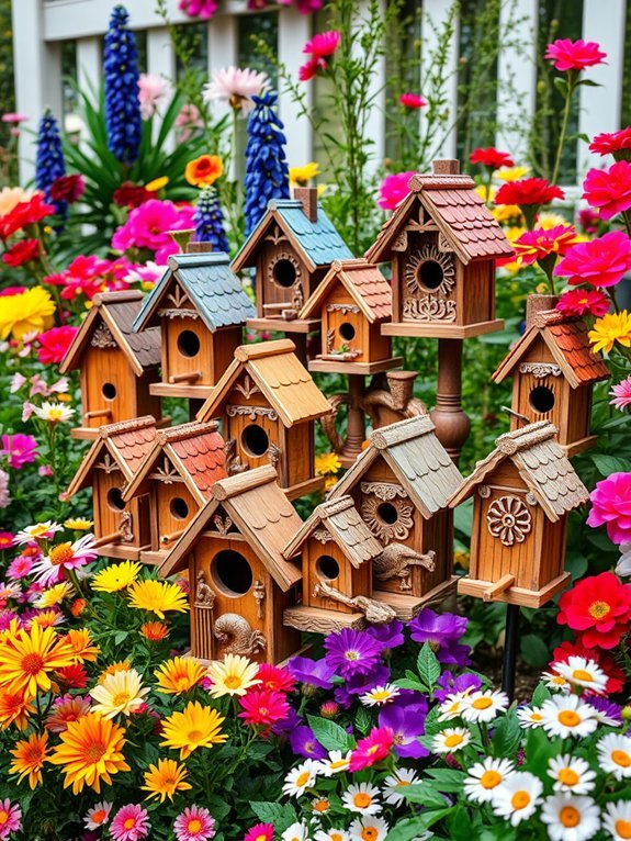charming and imaginative birdhouses
