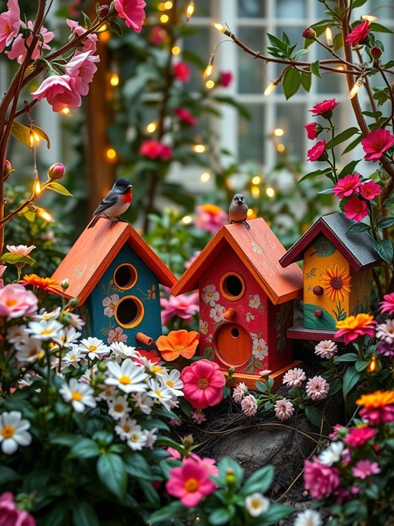 charming avian nesting structures