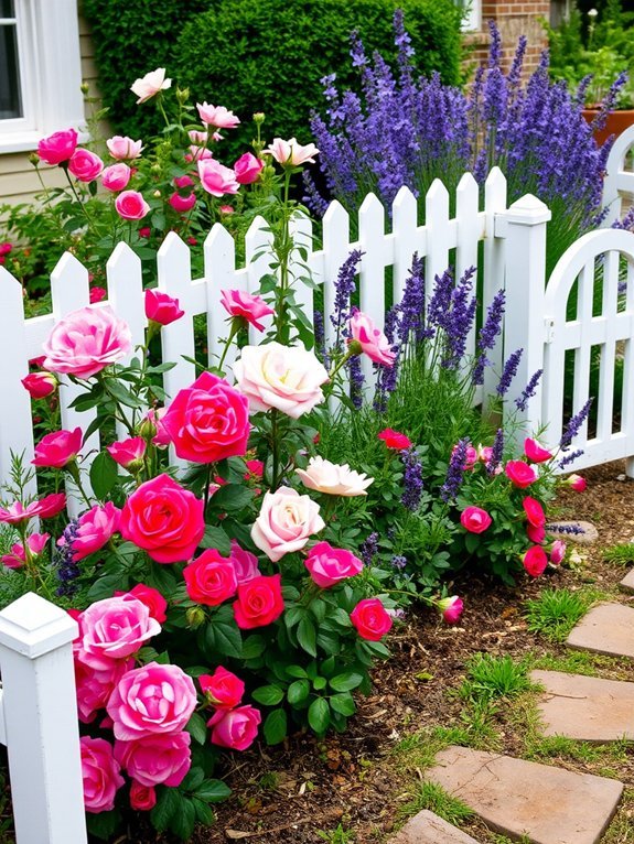 10 Gorgeous Flower Beds for Your Garden 2 charming floral retreat space