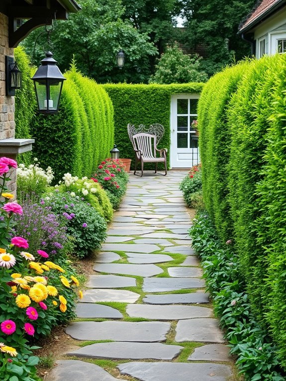 charming garden pathway design