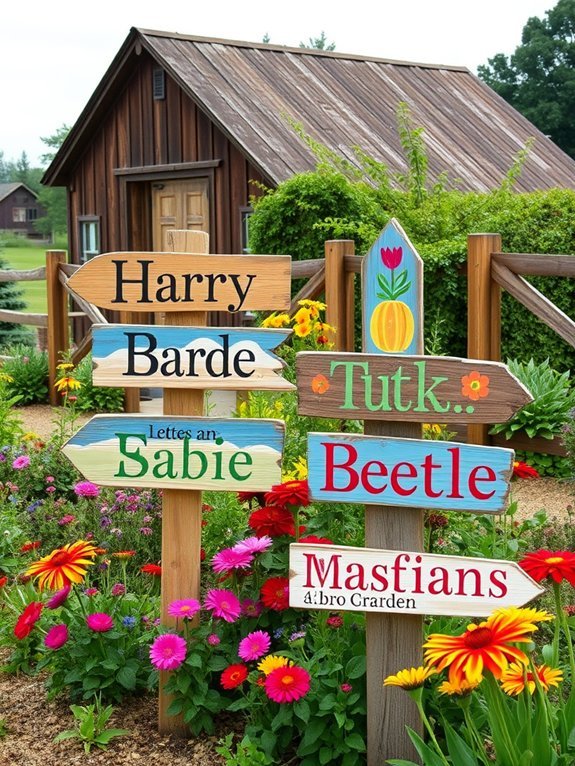 9 Rustic Garden Decor Ideas for Rural Spaces 8 charming markers for gardens
