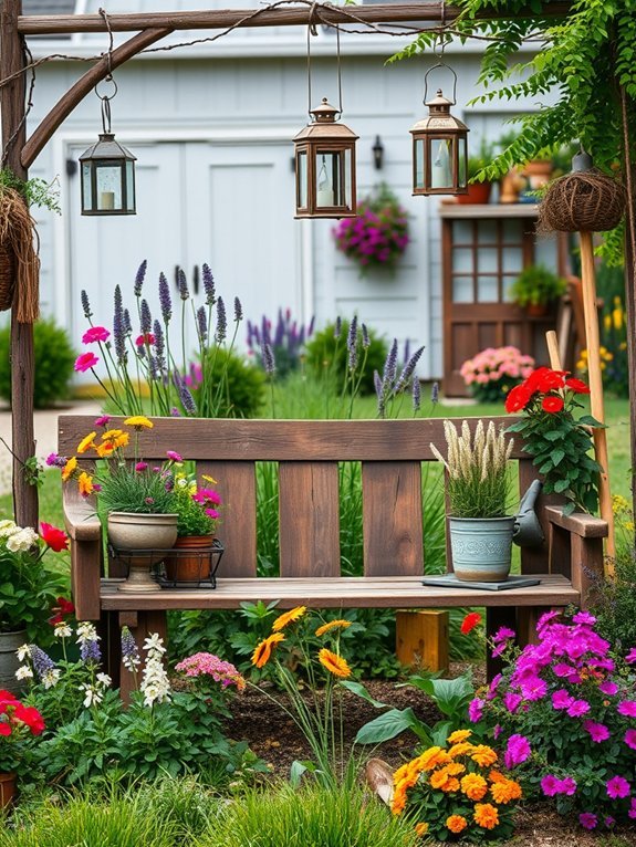 charming outdoor seating option