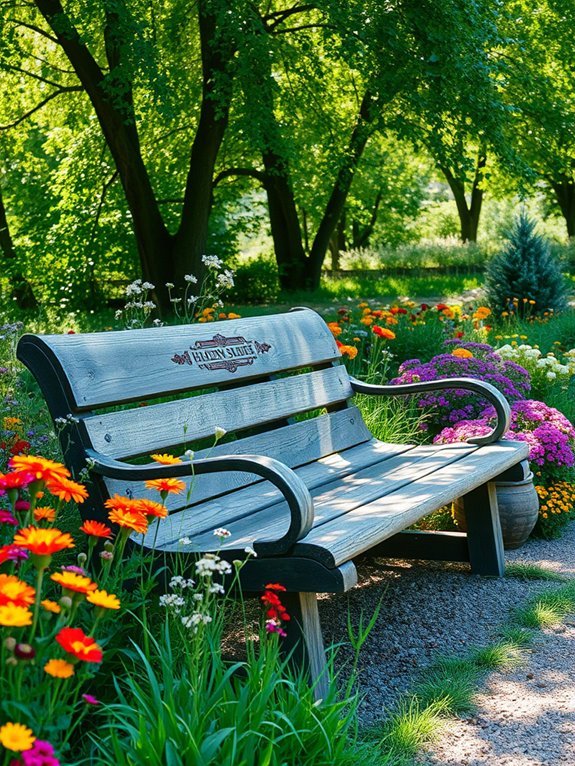 17 Rustic Wooden Garden Decor Ideas for a Timeless Look 3 charming outdoor seating option