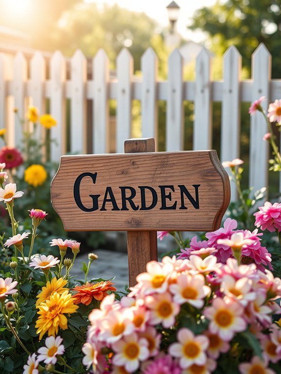 charming retro outdoor markers