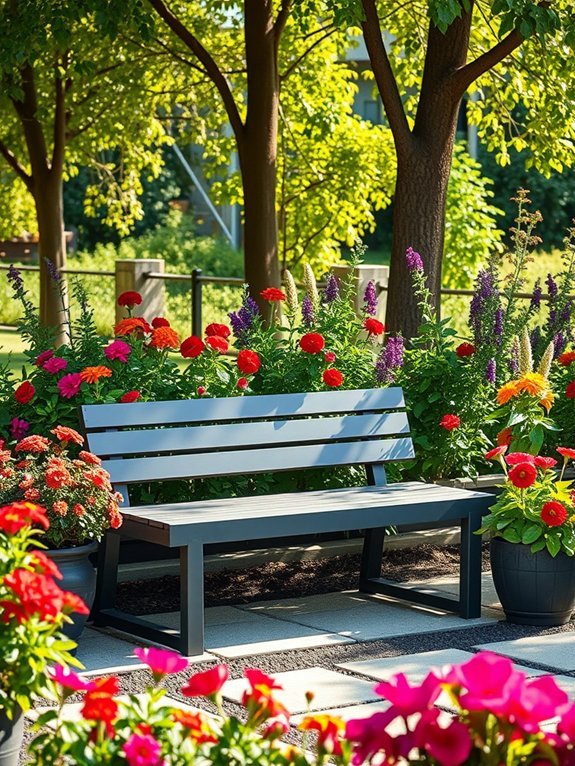 10 Stunning Small Garden Furniture Ideas for Limited Spaces 3 chic space saving seating options