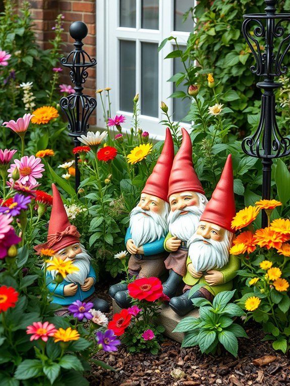 choose playful garden gnomes