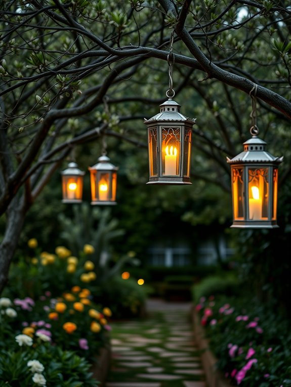 15 Stunning Outdoor Lighting Ideas for Your Garden 4 classic lanterns for elegance