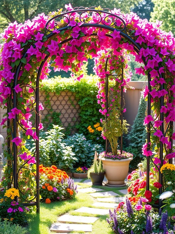 16 Ways to Make the Most of Your Small Garden With Decor 10 climbing plants need support