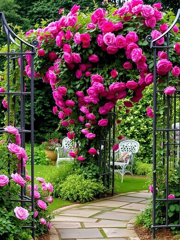 climbing roses integration plan