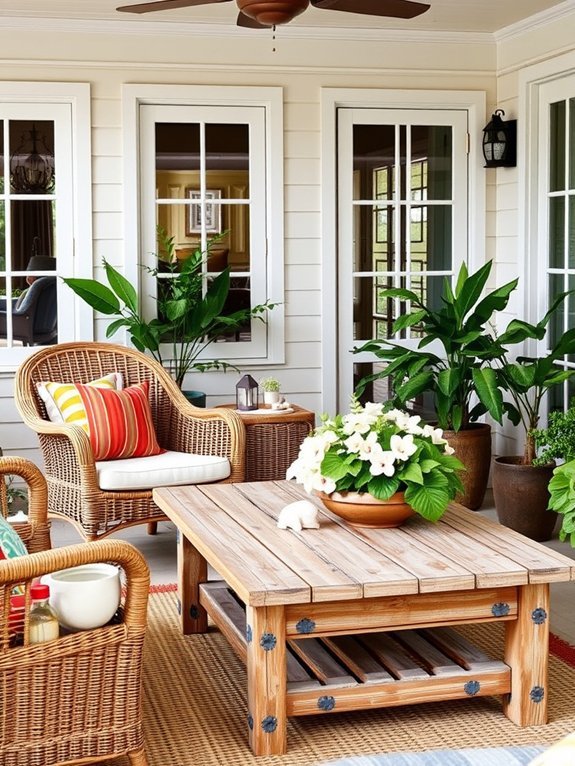 16 Coastal Garden Decor Ideas to Create a Beachy Vibe 17 coastal inspired outdoor lounge