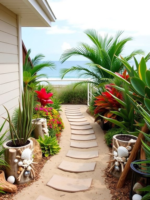 16 Coastal Garden Decor Ideas to Create a Beachy Vibe 4 coastal themed home accents