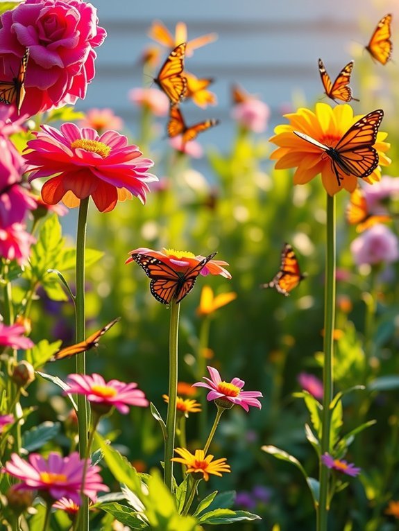 12 Butterfly Garden Decor Ideas for Nature Lovers 2 colorful butterfly feeding stations