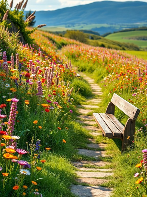18 Simple Rustic Garden Ideas That Create a Cozy Outdoor Vibe 7 colorful flora in bloom