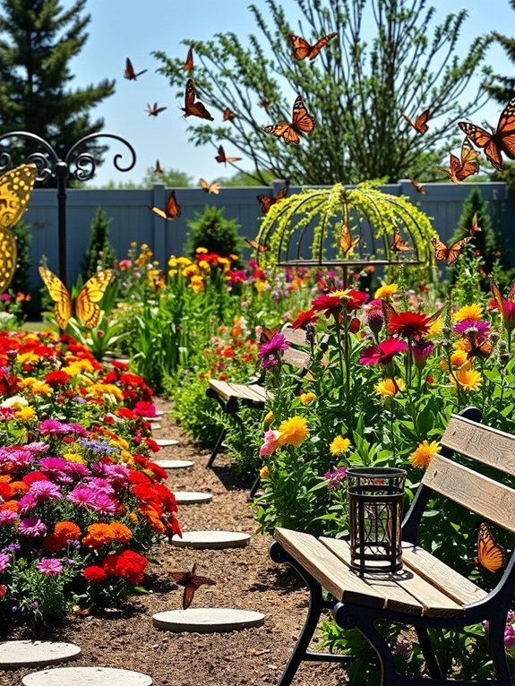 30 Beautiful Garden Decor Ideas for Beginners 28 colorful insect filled paradise