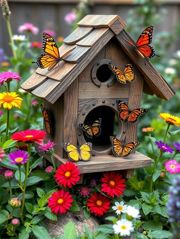 colorful insect sanctuary blooms