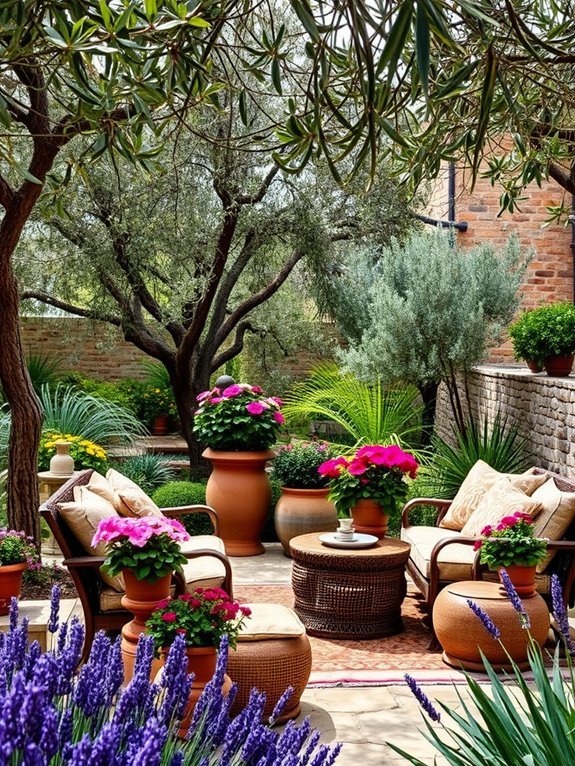 12 Mediterranean Garden Decor Ideas to Bring Relaxation 5 comfortable and inviting spaces