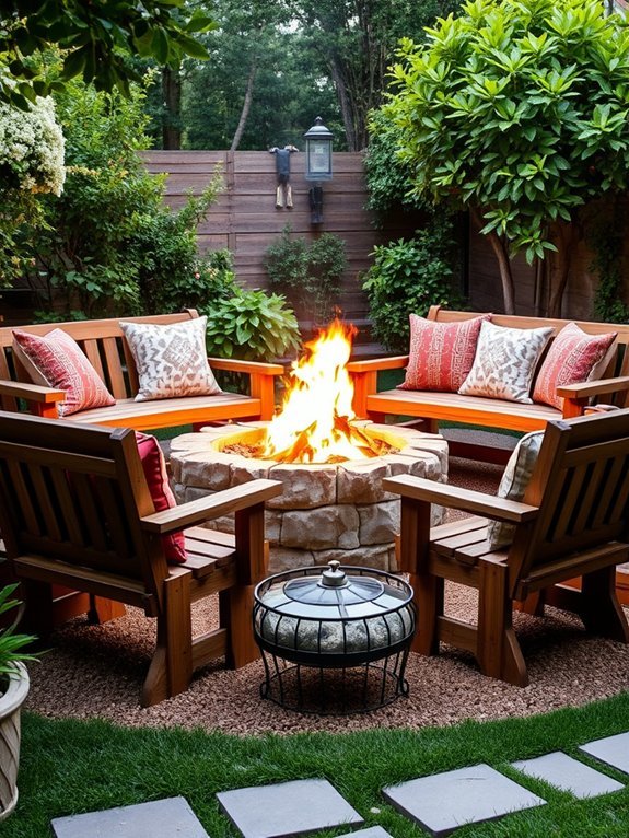 comfortable outdoor seating area