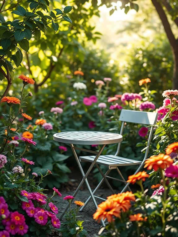 14 Creative Outdoor Furniture Ideas for Small Gardens 2 compact outdoor dining furniture