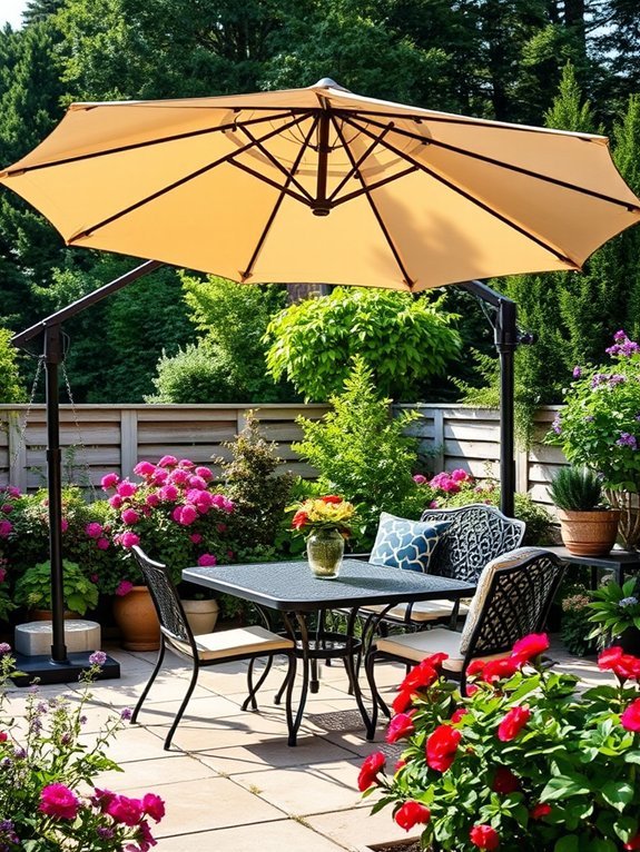 16 Best Garden Furniture Pieces for Year-Round Comfort 9 compact portable sunshade umbrella