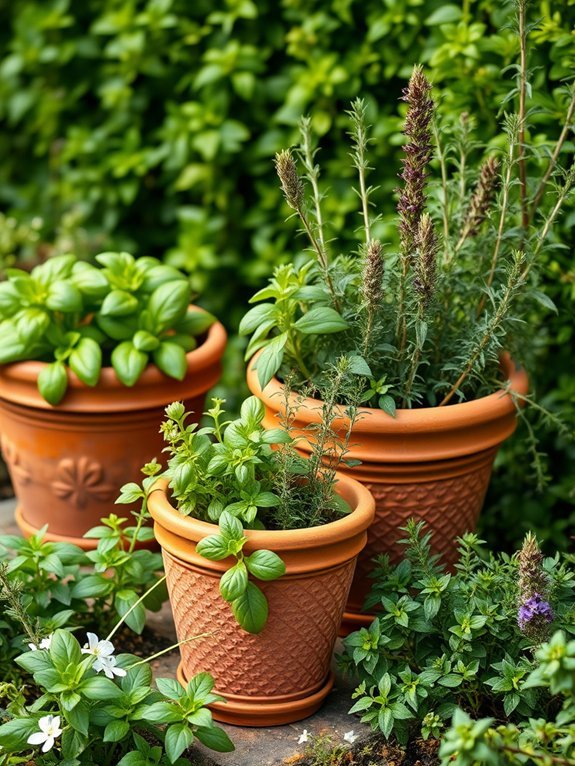 14 Ways to Use Decorative Containers in Your Garden 9 container gardening for herbs