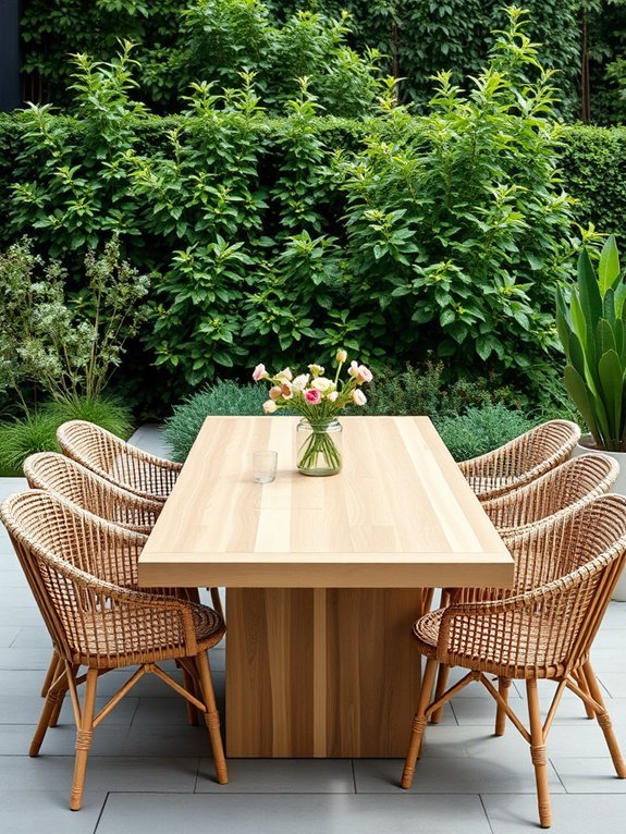 10 Affordable Garden Furniture Pieces That Look Expensive 5 contemporary outdoor dining furniture