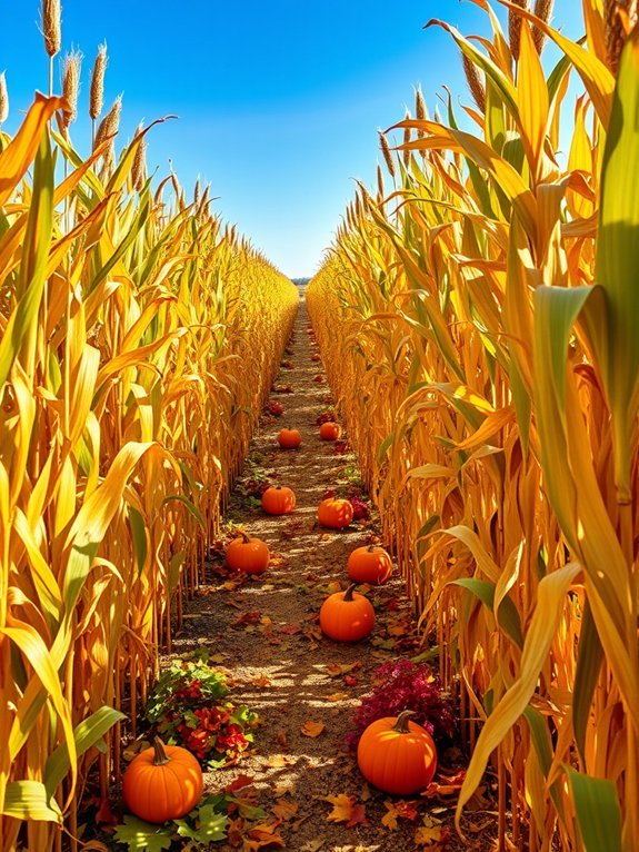 20 Fall Garden Decor Ideas to Celebrate Autumn 9 corn maze design plan
