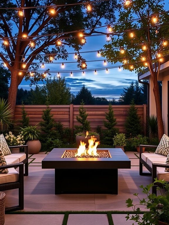 11 Modern Garden Decor Ideas for Suburban Homes 6 cozy modern fire pits
