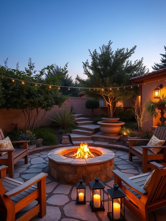 12 Mediterranean Garden Decor Ideas to Bring Relaxation 12 cozy outdoor fire pits