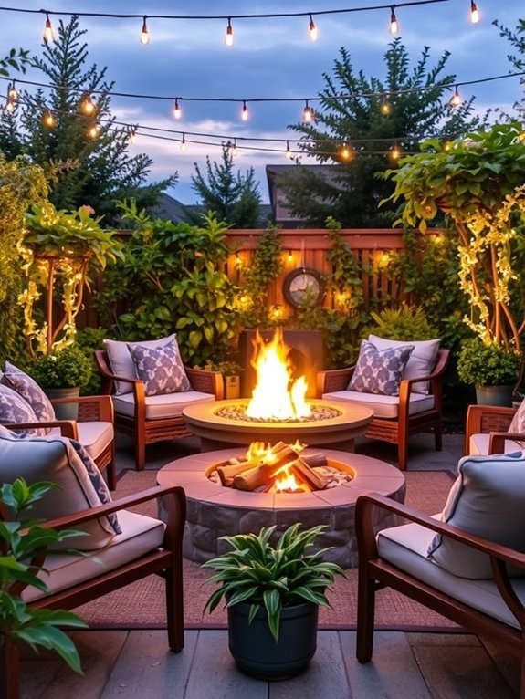 cozy outdoor gathering spots