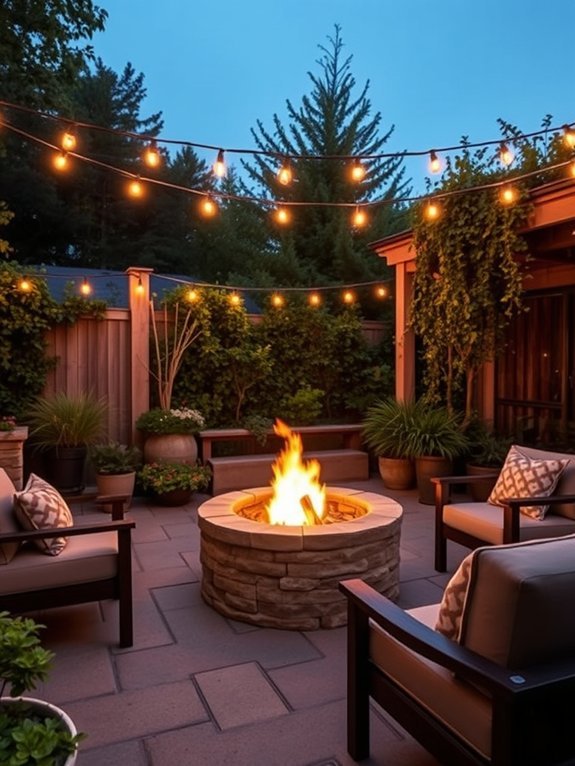 10 Patio Garden Lighting Ideas to Brighten Your Outdoor Area 8 cozy outdoor heating experiences