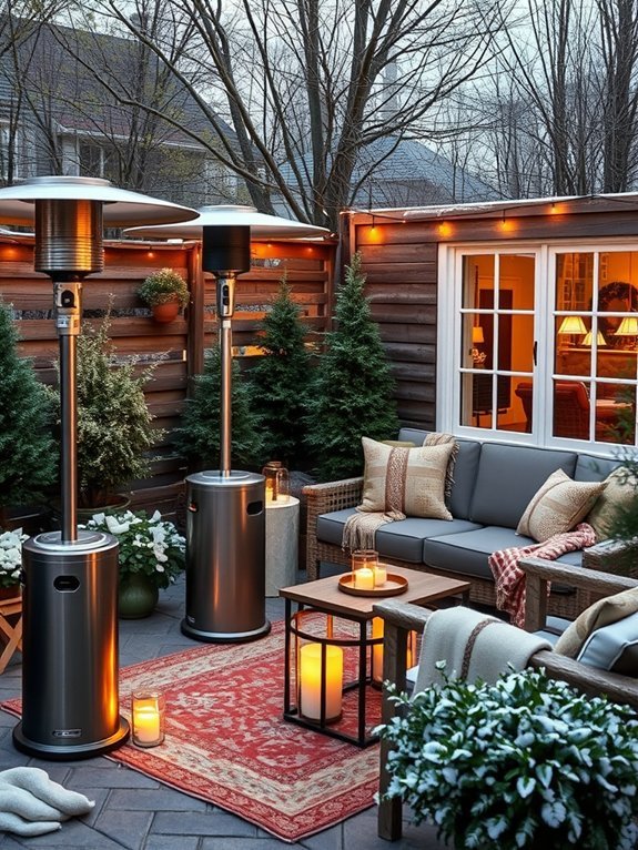 14 Cozy Winter Garden Decor Ideas for Cold Months 3 cozy outdoor heating solutions