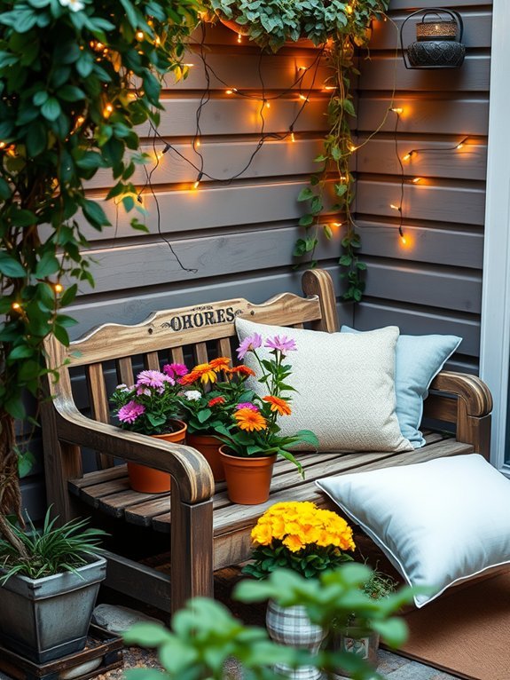 17 Beautiful Small Garden Decor Ideas for a Cozy Retreat 16 cozy seating space included