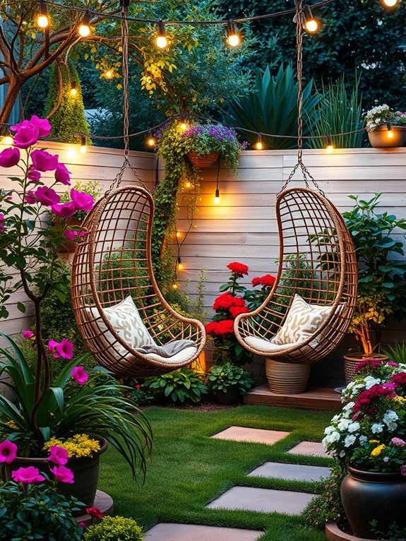 11 Space-Saving Garden Furniture Ideas for Small Gardens 11 cozy suspended seating options