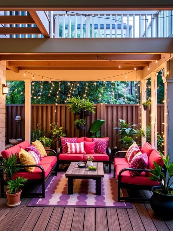 14 Creative Outdoor Furniture Ideas for Small Gardens 11 cozy under deck seating area