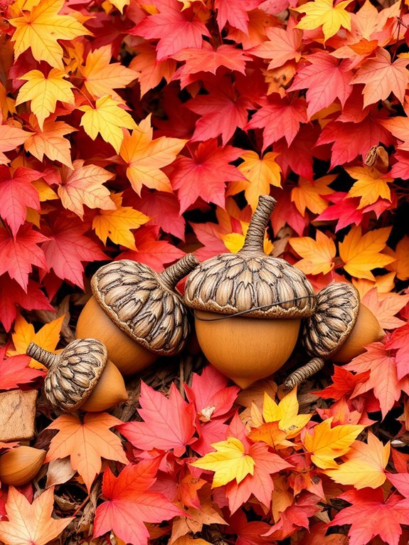 crafted acorn home accent