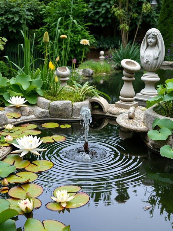 create calming water feature