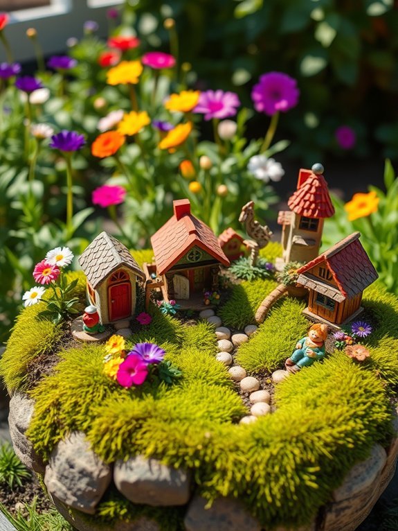create miniature enchanted landscapes