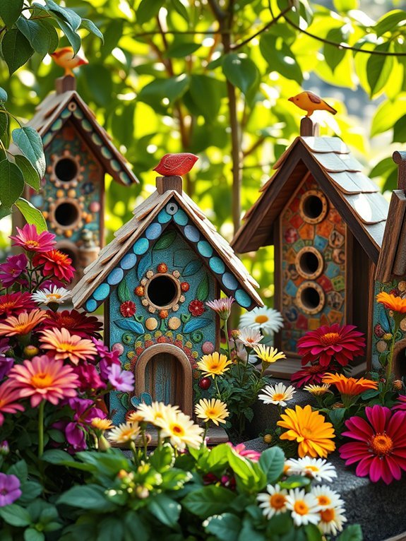 creative and charming birdhouses