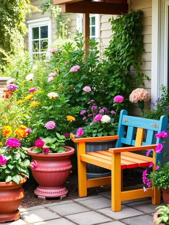 15 Eco-Friendly Garden Decor Ideas to Try This Year 2 creative furniture repurposing ideas